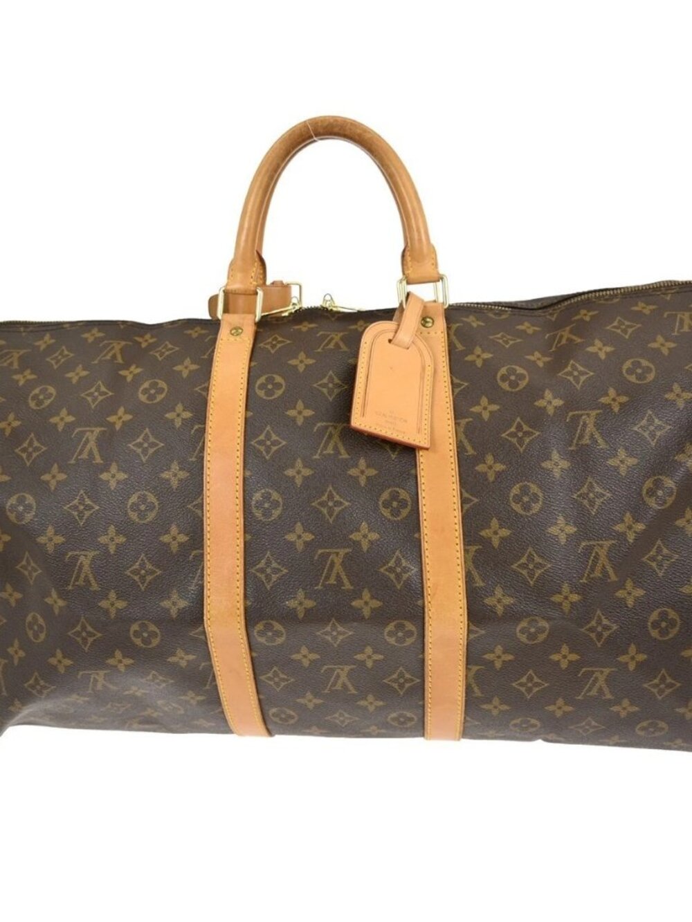 LOUIS VUITTON KEEPALL 55 TRAVEL HANDBAG MONOGRAM - Picture 2 of 10